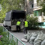 Фото от клиента: погрузка строительного мусора