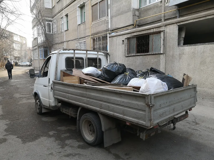 Вывоз мусора газелью