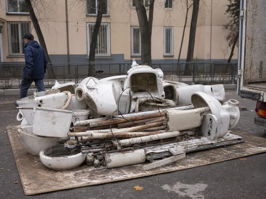 Вывоз ванны с грузчиками