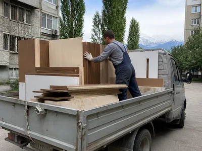 Вывоз старой мебели газелью