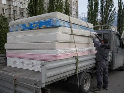 Вывоз матрасов газелью в Алматы