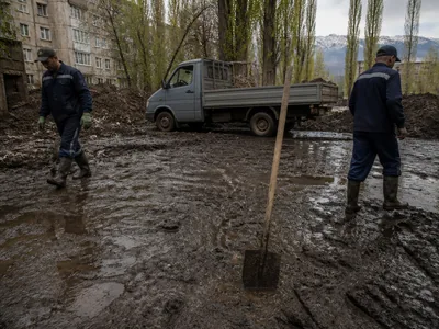 Мокрый грунт после ливня