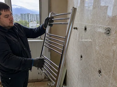 Старый полотенцесушитель